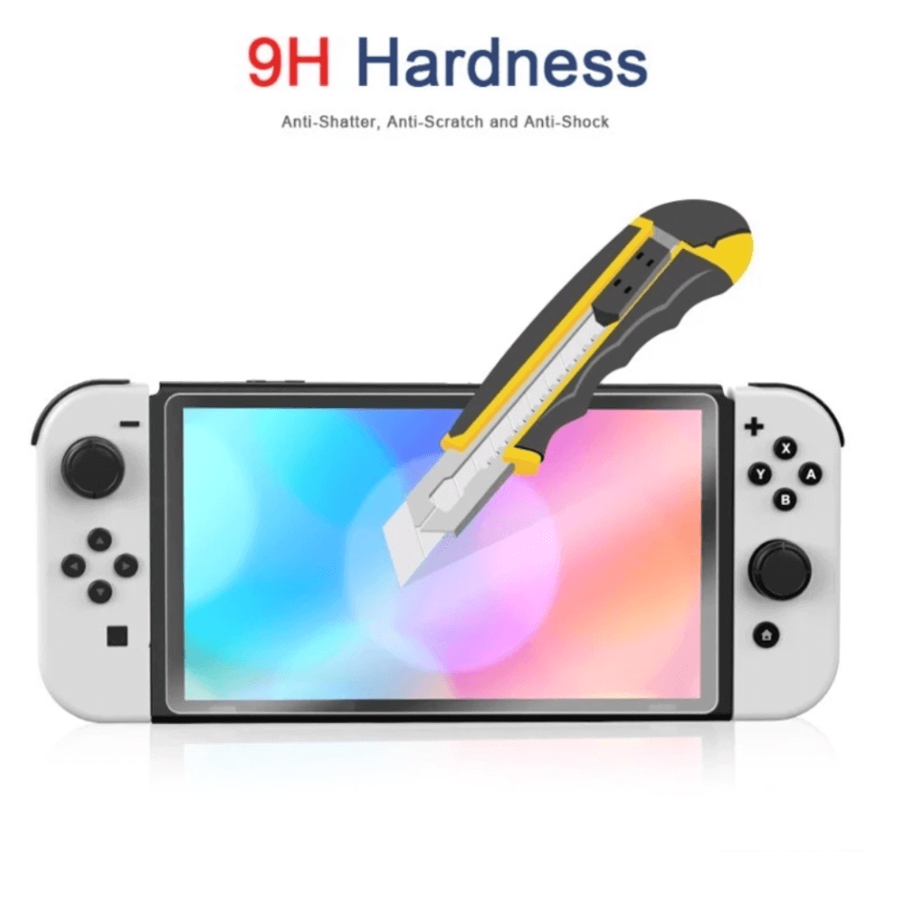 ฟิล์มกระจกนิรภัยกันรอยนิ้วมือ DOBE TNS-1156 สำหรับ NINTENDO SWITCH OLED